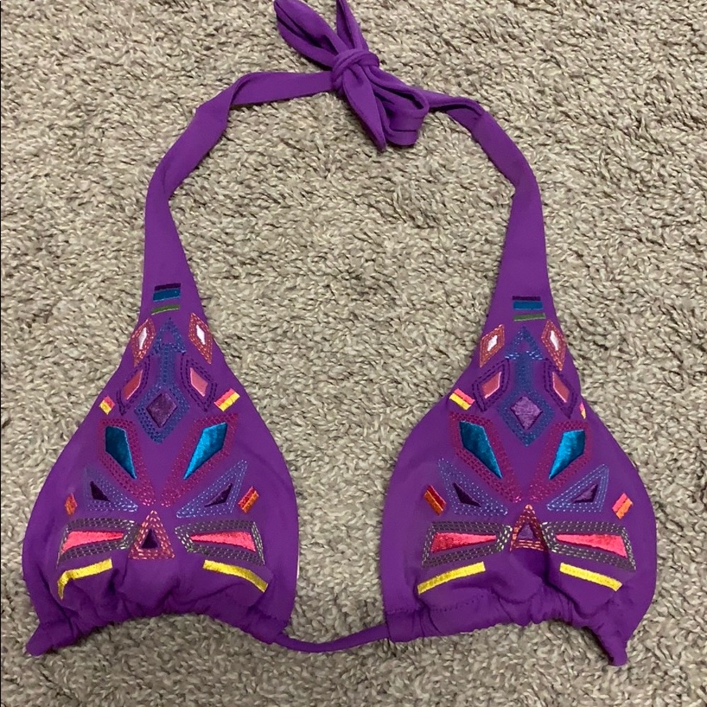 Victoria’s Secret Embellished Halter Bikini L